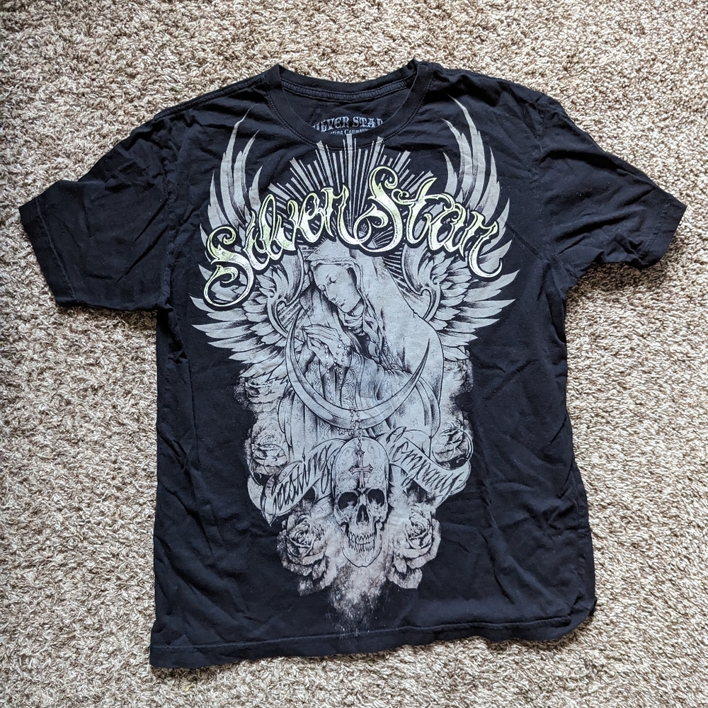 Men's silver star tee